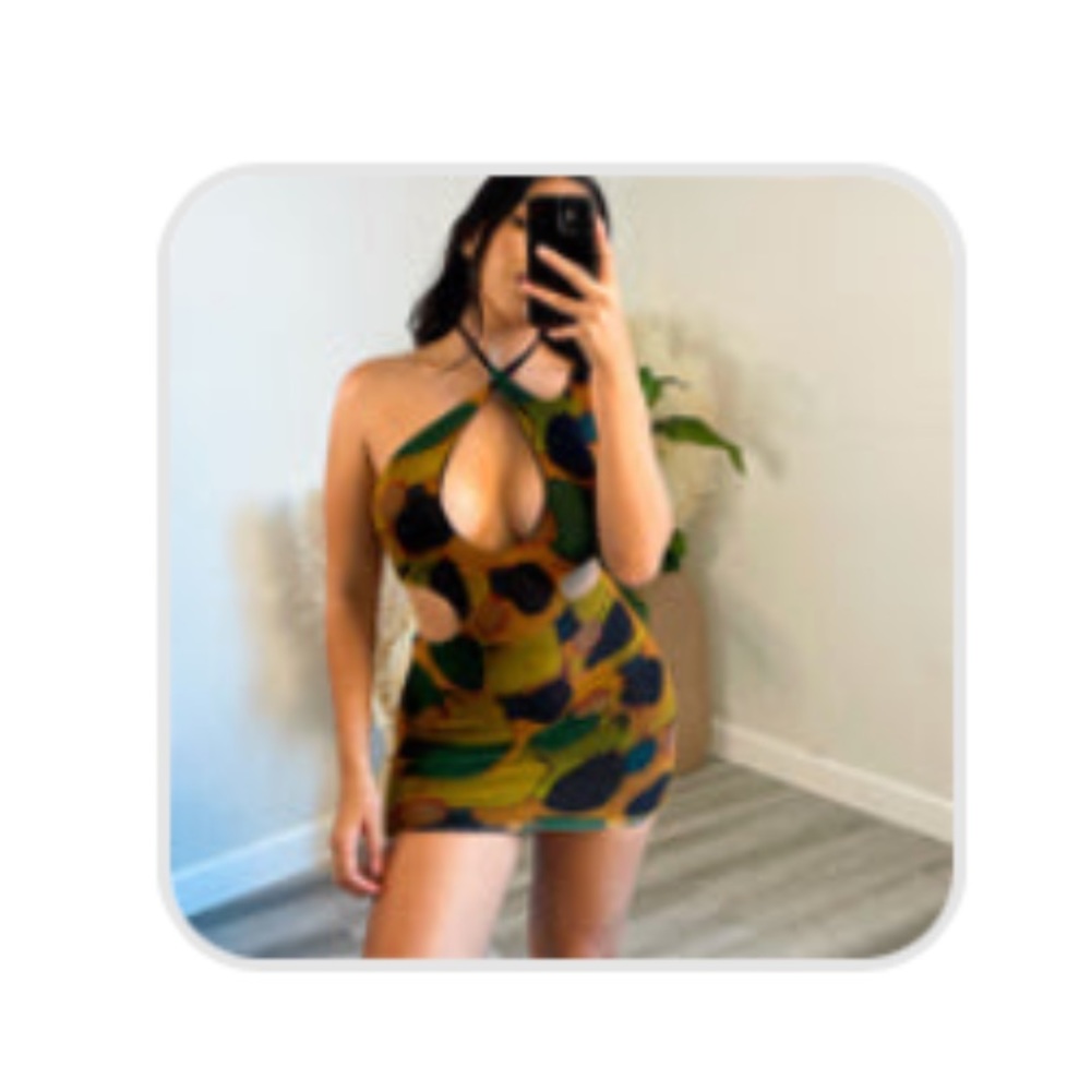 Cut out Mini Dress